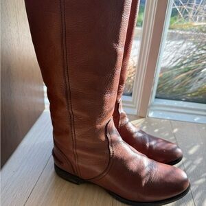 Madewell 1937 The Archive Leather Riding Boots in English Saddle